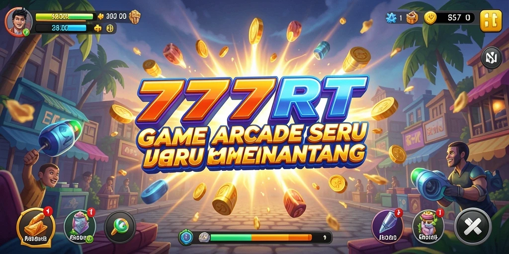 Screenshot utama 777RT menampilkan gameplay Arcade yang seru.