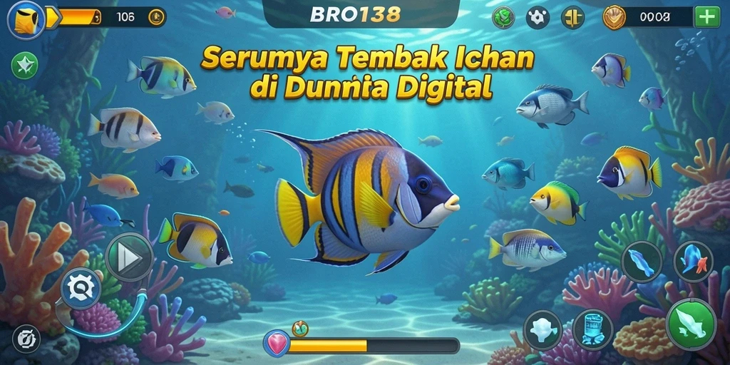 Tangkapan layar dari gameplay Tembak Ikan yang mendebarkan di BRO138.
