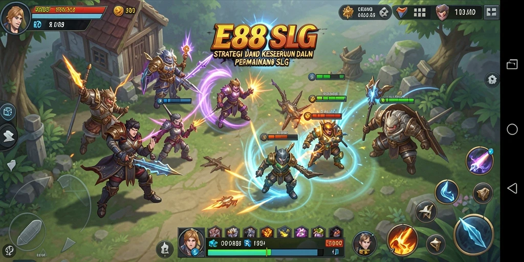 Screenshot menampilkan gameplay E88 yang seru dan penuh strategi.