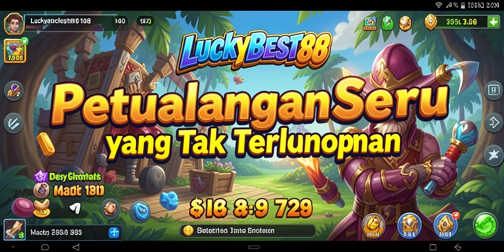 Tampilan gameplay seru di LUCKYBEST88 dengan berbagai tantangan menarik.