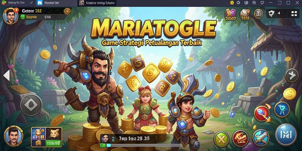 Screenshot MARIATOGEL menampilkan strategi dan aksi gameplay yang menarik.