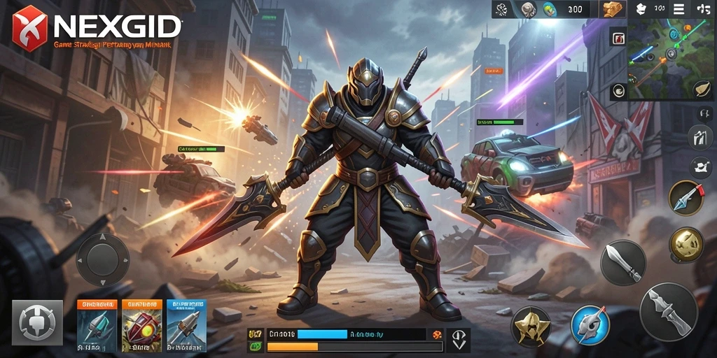 Tampilan gameplay NEXGID yang menarik dan mendalam