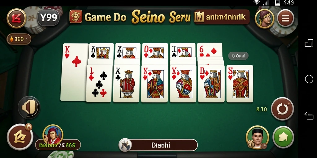 Tampilan gameplay seru dalam permainan Domino Y89.